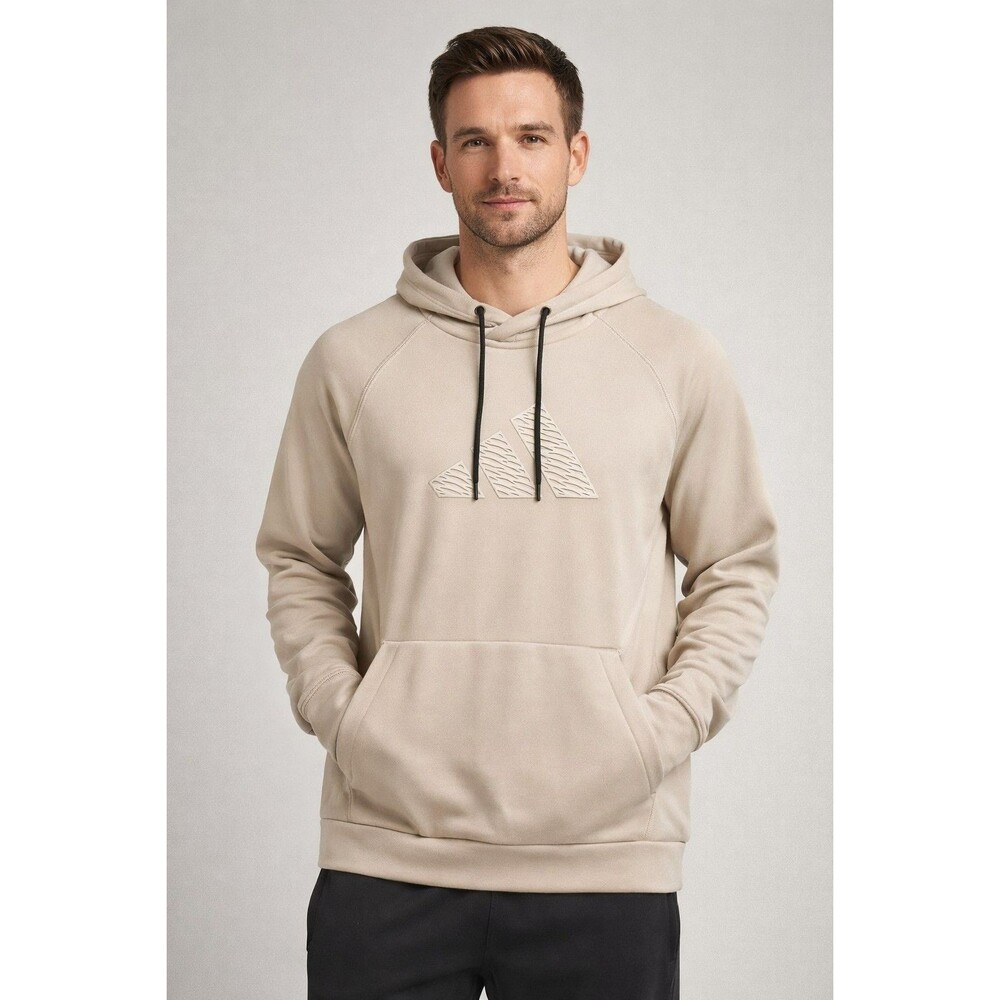Adidas Cold.RDY Hoodie NWT Men’s Small Wonder Beige Training Sweatshirt Pullover
